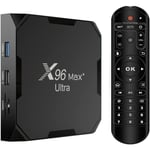 X96MAX Ultra Boitier iptv Android 11 Amlogic S905X4 AV1 8K double Wifi Android 11 lecteur multimédia 4GB 64GB 100M Ethernet