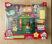 Cocomelon School Time Deluxe Playtime Toy Set 3 Figures JJ 8 Pieces Playset UK