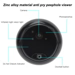 2.4in 1MP Smart Peephole Viewer Video Door Bell 160 Degree Wide Angle Infrar GFL