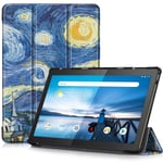 TTVie Case for Lenovo Tab M10, Ultra Slim Lightweight Smart Shell Stand Cover for Lenovo Smart Tab M10 10.1 Inch FHD Tablet 2018 Release, Starry Sky