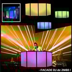 FACADE DJ WHITE SONO REGIE idéal pour mettre en valeur votre MATOS SONO, PLATINES PIONEER CONTRÔLEUR PC, DISPATCHING PA DJ BAR CLUB