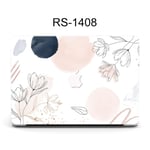 Convient pour Apple notebook housse de protection visage ligne peinture coque macbook air13pro 16 pouces étui de protection-RS-1408 (blanc) - 2020Air13 (A1932/A2179/A2337)