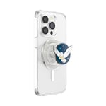 PopSockets: PopGrip Round pour MagSafe - Anneau Adaptateur pour MagSafe Inclus - Support et Poignée pour Smartphone et Coques avec Un Top Interchangeable - Enamel Hedwig