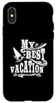 iPhone X/XS My Best Vacation Adventure Travel Beach Surf Case