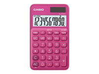 Casio SL-310UC - Calculatrice de poche - 10 chiffres - panneau solaire, pile - rouge