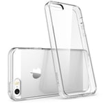 iPhone SE Case, [Scratch Resistant] i-Blason **Clear** [Halo Series] for Apple iPhone SE Cover 2016 Release/Compatible with iPhone 5S/5 (Clear(Anti-Scratch))