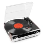 Vinylspelare med Bluetooth, högtalare och mp3-inspelning - Silver Fenton RP102A skivspelare med Bluetooth, högtalare och mp3-inspelning - Silver