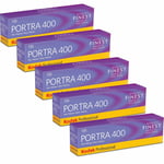 Kodak Portra 400 35mm 36exp Film Professional (5 Pack) x 5