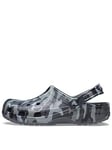 Crocs Men's Classic Printed Camo Clog Sandal - Slate, Grey, Size 7, Men