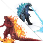 ADWA Burning Godzilla Toys,Godzilla vs Kong Toy 2021,Godzilla with Heat Wave，Godzilla Fire Breathing，Gifts for Movie Fans Kid Adult-Burning_Godzilla