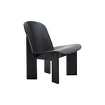 Chisel Lounge Chair, Black Lacquered Oak