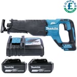 Makita DJR187 18V Brushless Reciprocating Saw With 2 x 5Ah Batteries & Charger