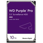 WD Surveillance Purple PRO 10TB 3.5 Internal HDD SATA3 - 256MB Cache - Designed for advanced AI-enabled recorders - video analytics servers and deep learning solutions requiring additional capacity - 5 Years warranty