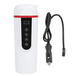 420ml Electric Heated Travel Mug 0‑100℃ Intelligent Adjustable Temperature Control Travel Coffee Mug 12V‑24V Car Heating Cup with LCD Display Kettle Easily Washing Safe for Car, Trucks
