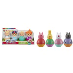 Cocomelon Weebles 4 Figure Pack & Friends Figure Pack, chunky moulded figures pa