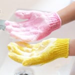 5 Pair Shower Bath Gloves Exfoliating Wash Skin Spa Massage Scru Onesize