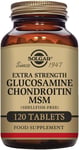 Solgar Extra Strength Glucosamine Chondroitin MSM Tablets - Pack of 120 - Bone,