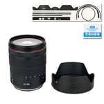 Carbon Fiber Camera Lens Skin Sticker Guard Film for Canon RF 24-105mm f/4L IS USM Lens - Protective Body Wrap Cover, 3M Anti-Scratch Stickers Decals DSLR Camera Lens Shield