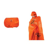 Lifesystems Unisex's LV4234 Bike Parts, Standard, One & Windproof And Waterproof Orange Survival Bag For 1 to 2 Persons