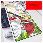 NBPRO Large Professional Gaming Mouse Mat with Non-Slip Base, Stitched Edges Laser and Optical Mice Improved Precision and Speed,for Gamer/Programmer Anime Mat-7
