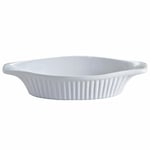 Mason Cash Classic Collection White Oval Gratin Dish 22cm Ceramic Baking Pie