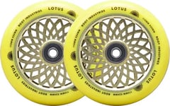Root Lotus Sparkesykkel Hjul 2-Pakning (110mm - Radiant Yellow)