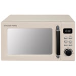 Russell Hobbs RHM2026C STYLEVIA 20 Litre 800 W Cream Digital Microwave, 5 Power Levels, Mirror Finish, 8 Auto Cook Settings
