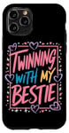 Coque pour iPhone 11 Pro Twinning Avec Ma Meilleure Amie - Twin Matching
