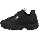 FILA Disruptor wmn Women’s Sneaker, black (BlackXBlack), 8 UK