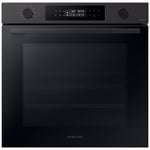 Samsung 76L Dual Cook Pyrolytic Wall Oven - Black Stainless Steel