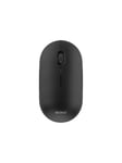 Deltaco Wireless Flat Silent Mouse - Mouse - Optic - 4 knappar - Grå