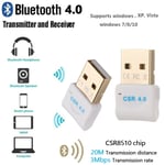 Csr4.0 Win8 / 10 Wireless Adapter Usb Bluetooth Dongle Music