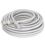 Cable Internet Ethernet Réseau RJ45 F/UTP 20 m Blindé Catégorie 6