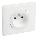 LEGRAND - Prise Murale Céliane with Netatmo - Prise Connectée 16A/3680W - Protégée Contre les Surcharges - Pour Pose Encastrée ou en Saillie - Fabriqué En France - Laqué Blanc