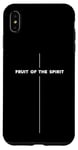 Coque pour iPhone XS Max Fruit of the Spirit - Croix religieuse chrétienne avec verset biblique