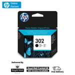 Genuine HP 302 Black Ink Cartridge Fit For HP ENVY 4520 Inkjet Printer, F6U66AE