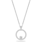 Swarovski Creativity Circle Halsband, Örhängen och Armband Smyckeskollektion, Klara Kristaller