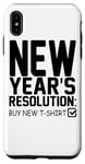 iPhone XS Max New Year's Resolution Buy New - Funny Case
