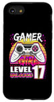 iPhone SE (2020) / 7 / 8 Gamer Girl Level 17 Unlocked Video Game 17th Birthday Girls Case