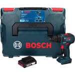 Bosch Professional gsr 18V-55 Perceuse-Visseuse sans fil 55Nm 18V Brushless + 1x Batterie 2,0Ah Coffret L-Boxx - chargeur