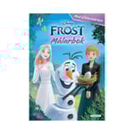 Disney Målarbok Disney Frost, 24 sidor med klistermärken