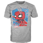 Funko Boxed Tee: Marvel: Spider-Man - Small - (S) - T-Shirt - Vêtements - Idée de à Manches Courtes pour Les Adultes Les Hommes et Les Femmes - Produits Officiels Fans