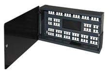 LINK Box per DISPOSITIVI Home avec Porte in VETRO NERA MM 465 (L) X 122(P) X 265 (A) WiFi Box Marque