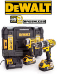 Dewalt 18v Brushless Combi Drill & Impact Driver Kit 1x 4.0Ah/5.0Ah Battery