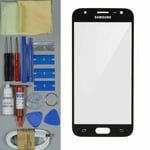 Samsung Galaxy J3 2017 Front Glass Screen Replacement Repair Kit Black