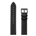 Samsung Galaxy Watch 4 Classic 42mm Armband i äkta läder, svart