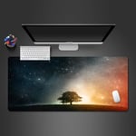 WeTTao Pad Tree under the stars 800x300mm Mouse-Pad Desk Play-Pad Computer Gamer Csgo WOW World-Of-Warcraft Gaming King Large Gaming Mouse Pad Laptop Keyboard Desk Mat