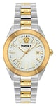 Versace VE8E00424 V DOME (42mm) Silver Dial / Two-Tone Watch