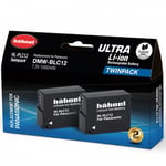 Hähnel HL-PLC12 Ultra Twin Pack - Panasonic DMW-BLC-12