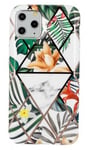 iPhone 11 Skal Marmor Monstera Jungle Gul Blomma